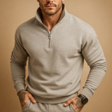 Pascal | Pull en tricot pour homme à col montant et coupe ajustée