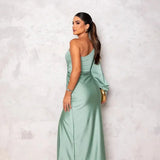 Robe de Soirée à Épaule Dénudée Seraphine pour Femmes