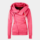 Anaïs | Veste sportive à capuche asymétrique pour femme
