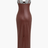 Soléyra | Robe Maxi Dos Nu Scintillante