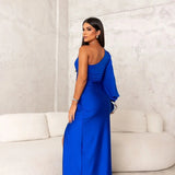 Robe de Soirée à Épaule Dénudée Seraphine pour Femmes