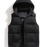Adrien | Gilet matelassé sans manches avec capuche amovible