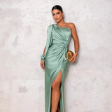 Robe de Soirée à Épaule Dénudée Seraphine pour Femmes
