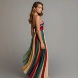 Aurore | Robe longue de soirée à l’allure glamour et fluide