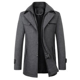 Pascal | Peacoat mi-long pour homme à col cranté