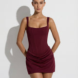 Garance | Robe Mini Effet Corset
