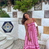 Naëlys | Robe Maxi d’Été Coupe A-Line Élégante