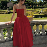 Orléanne | Robe midi d'été élégante en coton léger