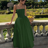 Orléanne | Robe midi d'été élégante en coton léger