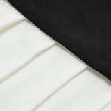 Lunara | Robe midi sans manches à design plissé élégant