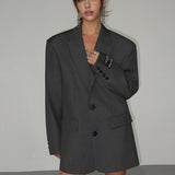 Adèle | Blazer oversize classique femme à revers élégant