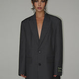 Adèle | Blazer oversize classique femme à revers élégant