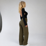 Margaux | Pantalon Taille Haute à Jambes Droites Élégantes