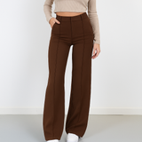 Margaux | Pantalon Taille Haute à Jambes Droites Élégantes