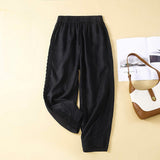 Laura | Pantalon Coton-Lin & Coupe Chic Confort