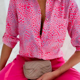 Léonie | Blouse Femme à Imprimé Élégant et Coupe Aérée