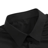 Laurent | Chemise homme à manches longues avec col Kent et coupe droite