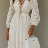 Léontine | Robe Maxi Bohème Fluide à Motif Floral