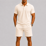 Armand | Ensemble Chemise et Short en Jacquard Léger pour Homme