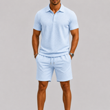 Armand | Ensemble Chemise et Short en Jacquard Léger pour Homme