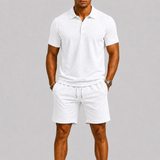Armand | Ensemble Chemise et Short en Jacquard Léger pour Homme