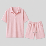 Armand | Ensemble Chemise et Short en Jacquard Léger pour Homme