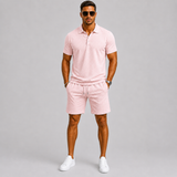 Armand | Ensemble Chemise et Short en Jacquard Léger pour Homme