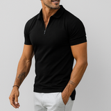 Mathis | Polo slim homme à demi-zip élégant
