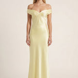 Apolline | Robe Maxi Sans Manches en Satin Fluide