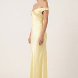 Apolline | Robe Maxi Sans Manches en Satin Fluide