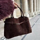 Zella | Sac à main pour femmes en daim luxueux
