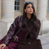 Zella | Sac à main pour femmes en daim luxueux