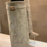 Valeria | Bottes à Talons Élégantes en Cuir PU – Style Chic & Raffiné