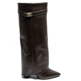 Valeria | Bottes à Talons Élégantes en Cuir PU – Style Chic & Raffiné
