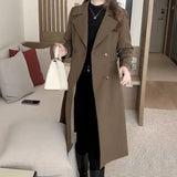 Léonie | Trench-coat femme cintré avec ceinture et double boutonnage
