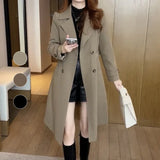 Léonie | Trench-coat femme cintré avec ceinture et double boutonnage