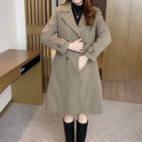 Léonie | Trench-coat femme cintré avec ceinture et double boutonnage