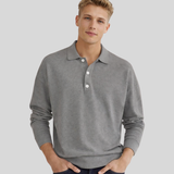 Isidore | Polo Homme à Manches Longues Élégant et Confortable