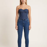 Margaux | Haut Corset Bandeau à Coupe Structurée