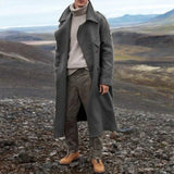 Rémi | Manteau long homme à double boutonnage et coupe oversize