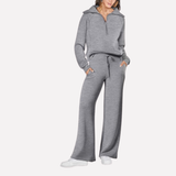 Océane | Ensemble femme 2 pièces avec haut assorti et pantalon large