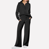 Océane | Ensemble femme 2 pièces avec haut assorti et pantalon large