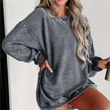 Léa | Pull Oversized à Col Rond pour Femme