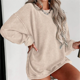 Léa | Pull Oversized à Col Rond pour Femme
