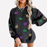 Léa | Pull Oversized à Col Rond pour Femme
