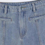Élodie | Jean évasé taille haute à appliqué étoile