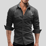 Noam | Chemise en Jean Vintage Intemporelle