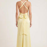 Élodie | Robe Maxi à Dos Croisé et Décolleté en V