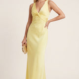 Élodie | Robe Maxi à Dos Croisé et Décolleté en V