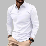 Gabriel | Chemise polo à manches longues élégante pour homme